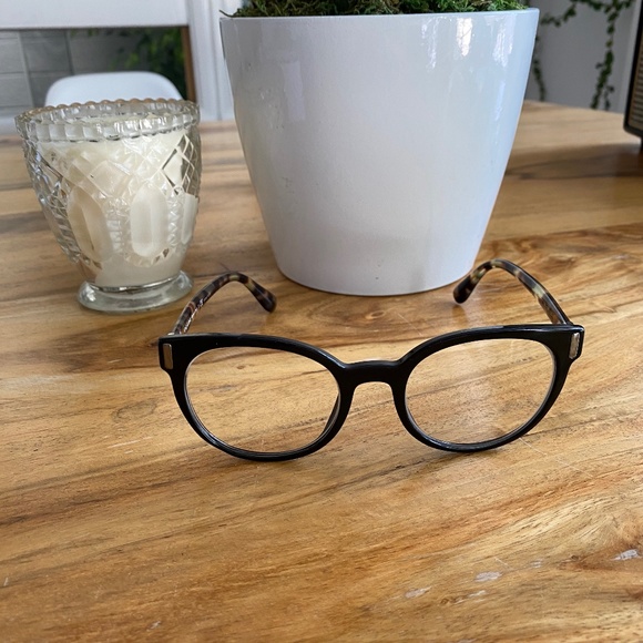 PRADA  BLACK EYEGLASSES - Picture 2 of 4